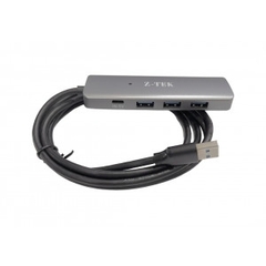 Bộ chia Hub USB 4 cổng USB 3.0 + Sạc Type C Ztek ZY453 dài 0.5m 1m 1.5m