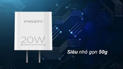 Củ (Cốc) sạc điện thoại nhanh Pisen TS C135 cổng C 20W