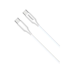 Pisen Cáp sạc Type C sang Type C Pisen QUICK  Mr White CC-PD02-1000(GLB) 100W dài 1M dây màu trắng