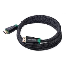 Ugreen Cáp HDMI Ugreen 10291 dài 1M vỏ bọc kim loại hỗ trợ 3D 4K2K chất lượng cao-Hàng chính hãng.