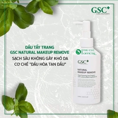 Dầu tẩy trang  GSC+ Natural Makeup Remove size 250ml