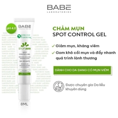 Kem chấm mụn Babe Stop AKN Spot Control Gel 8ml
