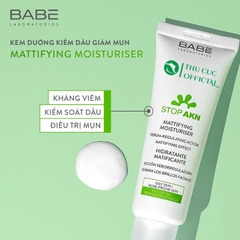 Kem dưỡng Babe Stop AKN Mattifying Moisturiser - Giảm mụn, kiềm dầu