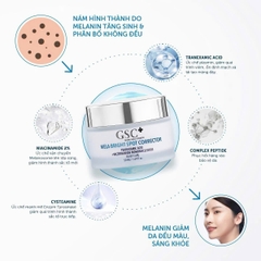Kem dưỡng trắng da chuyên sâu GSC+ Mela bright spot corrector