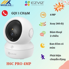 Camera WiFi 4MP quay quét, gọi qua app EZVIZ H6c Pro 2K+