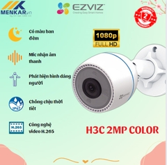 Camera Wifi ngoài trời EZVIZ CS-H3C (2Mp) Color