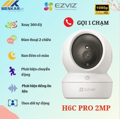 Camera Ezviz CS-H6C Pro 2MP Color, IP WiFi trong nhà quay quét, Đàm thoại 2 chiều