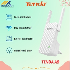 Bộ kích sóng WiFi Tenda A9 chuẩn N tốc độ 300Mbps