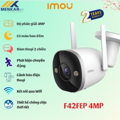 Camera Wifi 4MP IPC-F42FEP-D-IMOU tích hợp đèn Spotlight, còi báo động