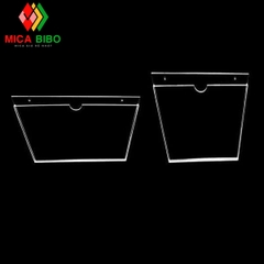 Kệ mica treo tường A3 A4 A5 A6 – Kệ đựng checklist, biểu mẫu, thông báo, tặng keo dán tường