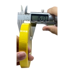 Băng dính quấn biến áp xung chịu nhiệt màu vàng Size 15mm dài 66m