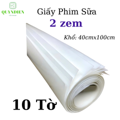 Giấy phim sữa giấy cách điện dày 0.2mm khổ ngang 40cm