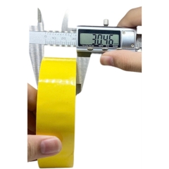 Băng dính quấn biến áp xung chịu nhiệt màu vàng Size 30mm dài 66m