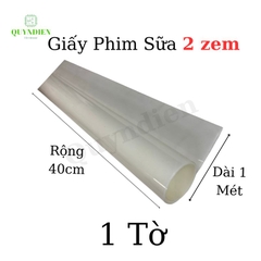 Giấy phim sữa giấy cách điện dày 0.2mm khổ ngang 40cm