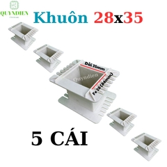 Khuôn nhựa quấn biến áp Fe silic 28x35mm