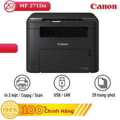 Máy In Canon MF 271Dn (Máy In Laser Đen Trắng/ Đa Năng/ 2 Mặt)