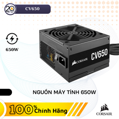 Nguồn máy tính CORSAIR CV650 - 650W - 80 Plus Bronze