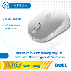 Chuột máy tính không dây Dell Premier Rechargeable Wireless Mouse MS7421W