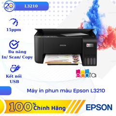 Máy in phun màu liên tục Epson L3210 (In/ Copy/ Scan, 4 màu, A4)