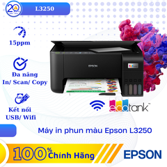 Máy in phun màu liên tục Epson L3250 (Print/ Copy/ Scan, Wifi, 4 Màu, A4)