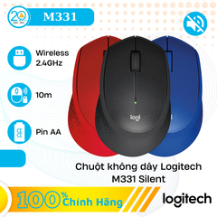 Chuột Máy Tính Không Dây Logitech M331