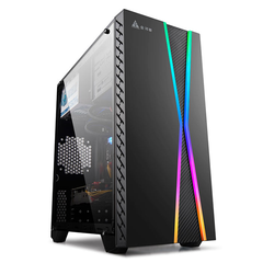 Thùng máy tính không nguồn Golden Field M8 Led RGB Mid Tower