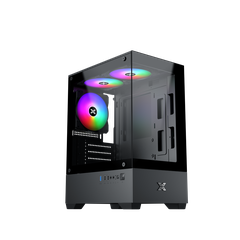 Vỏ Thùng Máy Vi Tính (Case) Xigmatek View II 3F (3 Fan RGB/ ITX / M-ATX)