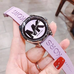 Michael Kors Janelle |Nữ Giới |Silver |Dây Silicone Tím |Máy Pin (Quartz) |Size 40mm