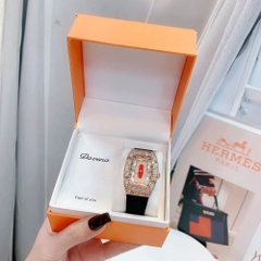 Davena Richard Mille |Nữ Giới |Rose Gold |Dây Silicone Đen |Máy Pin (Quartz) |Size 30x38mm