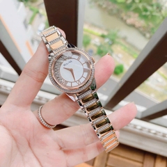 Bulova Turnstyle |Nữ Giới |Đính Đá |Dây Kim Loại Demi Rose Gold |Máy Pin (Quartz) |Size 33mm