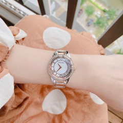 Bulova Turnstyle |Nữ Giới |Đính Đá |Dây Kim Loại Demi Rose Gold |Máy Pin (Quartz) |Size 33mm