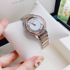Bulova Turnstyle |Nữ Giới |Đính Đá |Dây Kim Loại Demi Rose Gold |Máy Pin (Quartz) |Size 33mm