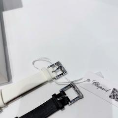 Chopard L'Heure Du Diamant |Nữ Giới |Mặt Full Đá |Dây Da Đen |Máy Pin (Quartz) |Size 32mm