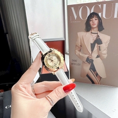 Coach New York |Nữ Giới |Vàng Gold |Dây Da Trắng |Máy Pin (Quartz) |Size 36mm
