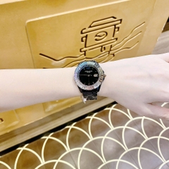 Coach Rainbow |Nữ Giới |Đính Đá |Dây Đá Ceramic Đen |Máy Pin (Quartz) |Size 36mm