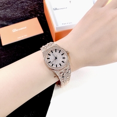 Davena Crystal |Nữ Giới |Rose Gold |Full Đá  |Dây Kim Loại |Máy Pin (Quartz) |Size 34mm