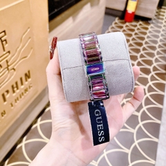 Guess Fusion |Nữ Giới |Đính Đá |Dây Kim Loại Màu Tím |Máy Pin (Quartz) |Size 36mm