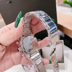 Guess Fusion |Nữ Giới |Đính Đá |Dây Kim Loại Trắng Silver |Máy Pin (Quartz) |Size 36mm