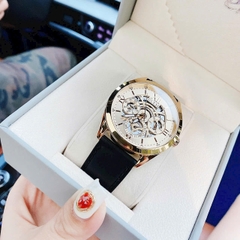 Guess Tailor |Nam Giới |6 Kim |Vàng Gold |Dây Da Đen |Máy Pin (Quartz) |Size 42mm