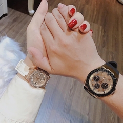Guess Rigor |Cặp Đôi |Multifunction |Đính Đá |Dây Sillicone |Size 43x36mm