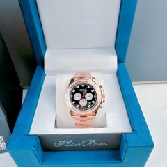 Hanboro Tựa Rolex |Nam Giới |Rose Gold |Dây Kim Loại |Máy Cơ (Automatic) |Size 43mm