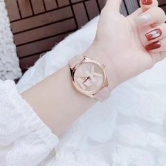 Michael Kors Jaycie |Nữ Giới |Mặt Tròn |Rose Gold |Dây Da Hồng |Máy Pin |Size Vừa 34mm