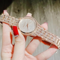 Michael Kors Lauryn |Nữ Giới |Full Đá |Dây Kim Loại Rose Gold |Máy Pin (Quartz) |Size 38mm