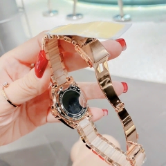 Michael Kors Parker Mini Blair |Nữ Giới |Dây Kim Loại Mix Acetate Hồng |Máy Pin |Size Vừa 33mm