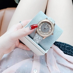 Michael Kors Runway |Nữ Giới |Rose Gold |Mặt Tròn |Dây Da Trắng MK |Máy Pin |Size Lớn 40mm