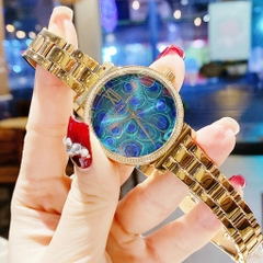 Michael Kors Sofie |Nữ Giới |Chim Công |Dây Kim Loại Vàng Gold |Máy Pin (Quartz) |Size 36mm