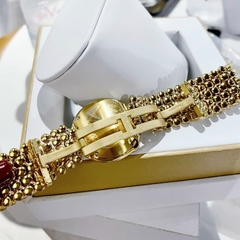 Cartier Ballon Bleu |Nữ Giới |Dây Kim Loại |Vàng Full Gold |Máy Pin (Quartz) |Size 33mm