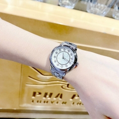 Fendi IShine |Nữ Giới |Dây Đeo Kim Loại |Mặt Trắng Silver |Máy Pin (Quartz) |Size 33mm