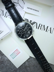 Emporio Armani Thời Trang |Nam Giới |Dây Da |Máy Pin (Quartz) |Mặt Đen |Size-42mm