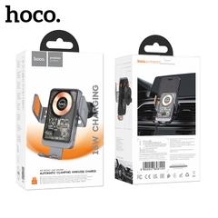 Giá đỡ điện thoại kiêm sạc nhanh không dây cắm cửa gió ô tô Hoco HW7